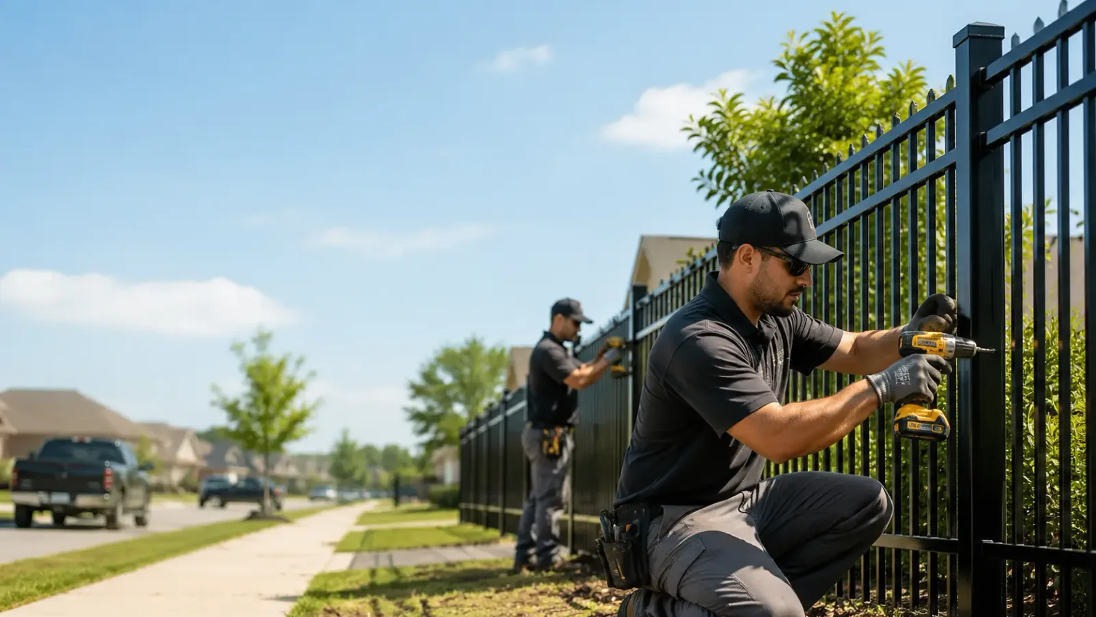 Metal Fence Installation in Hartford, IL